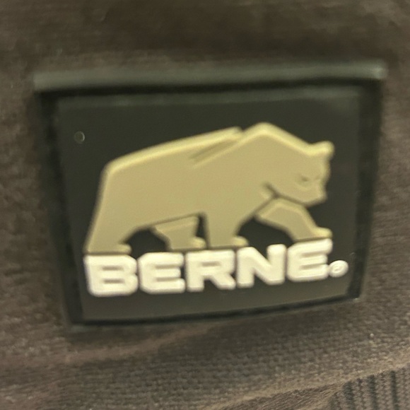 Berne Original Washed Quilt Lined Hooded Jacket charcoal 10-12 tiny flaw pocket - Picture 3 of 9